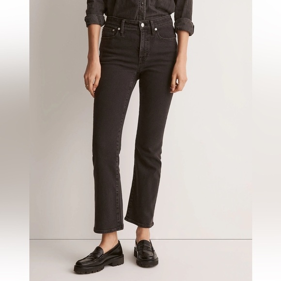 Madewell Kick Out Crop Jeans in Starkey Wash size 24 NWT NJ110 - Picture 5 of 14
